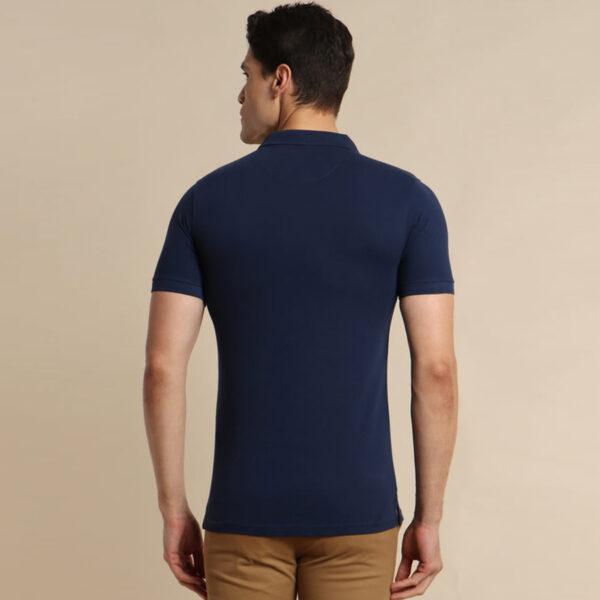 Classic Navy Blue Polo T-Shirt - Image 6