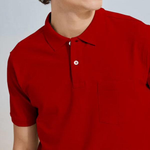 Classic Maroon Polo T-Shirt - Image 5
