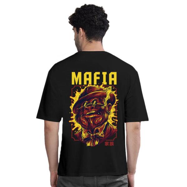 Real Mafia Cool Printed Pure Cotton Oversized Tee