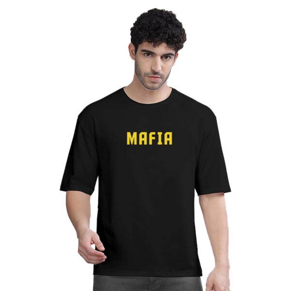 Real Mafia Cool Printed Pure Cotton Oversized Tee - Image 2